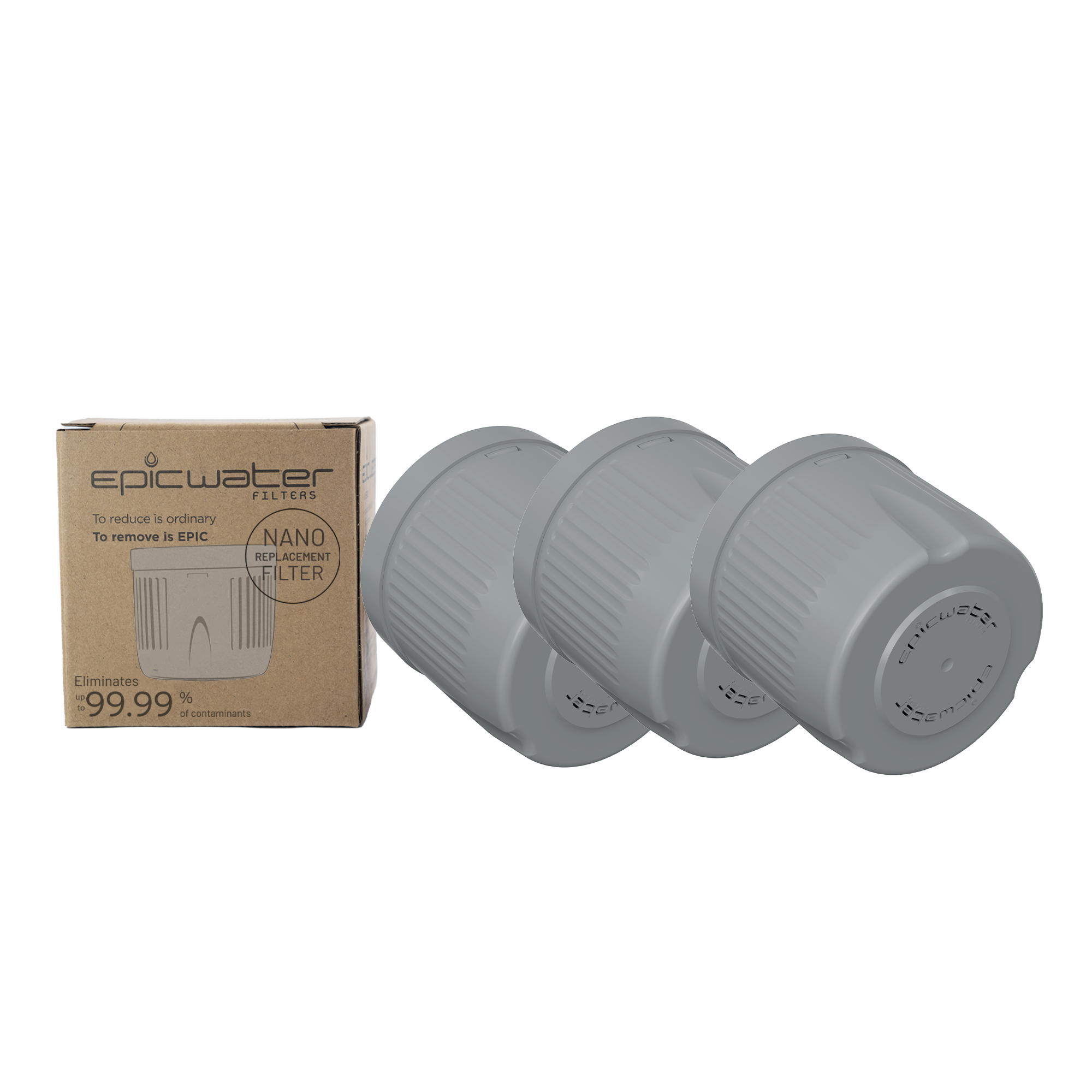 Epic Nano Water Filter Replacement Multi-Packs | Save 15% | Perfect for Refrigerators, Under Sink & Countertop Filtration Systems