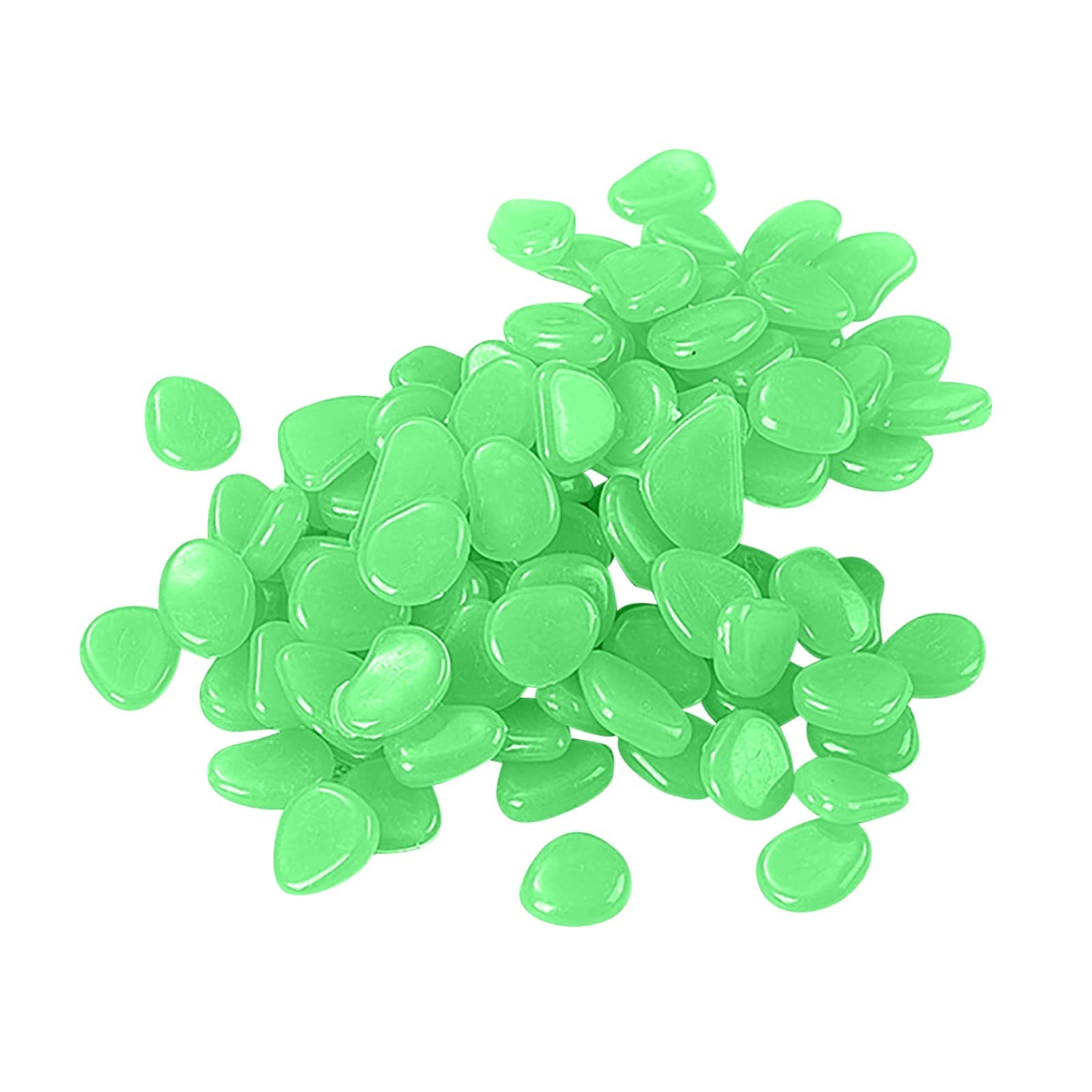 Glow in The Dark Pebbles - Luminous Stones for Outdoor Walkways, Garden Path, Patio & Yard Decor - Perfect for Fish Tank, Home & Landscape Lighting - Ideal for Nighttime Safety & Aesthetic Appeal