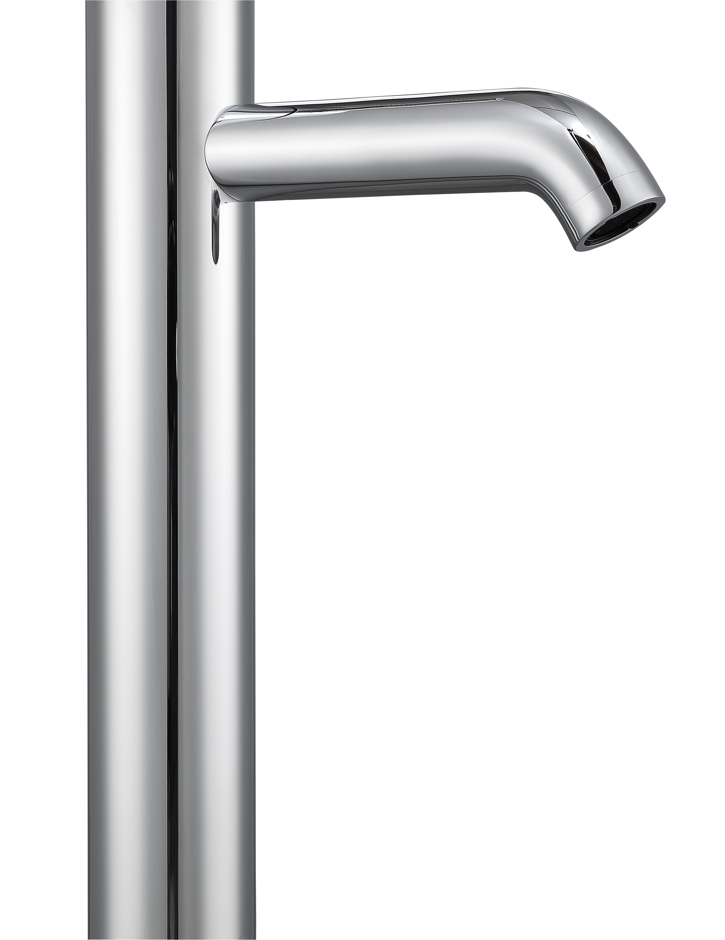 Ancona Holbrook White Bathroom Vessel Sink with Chrome Argenta Vessel Faucet - Perfect for Modern Bathroom Vanities and Powder Rooms