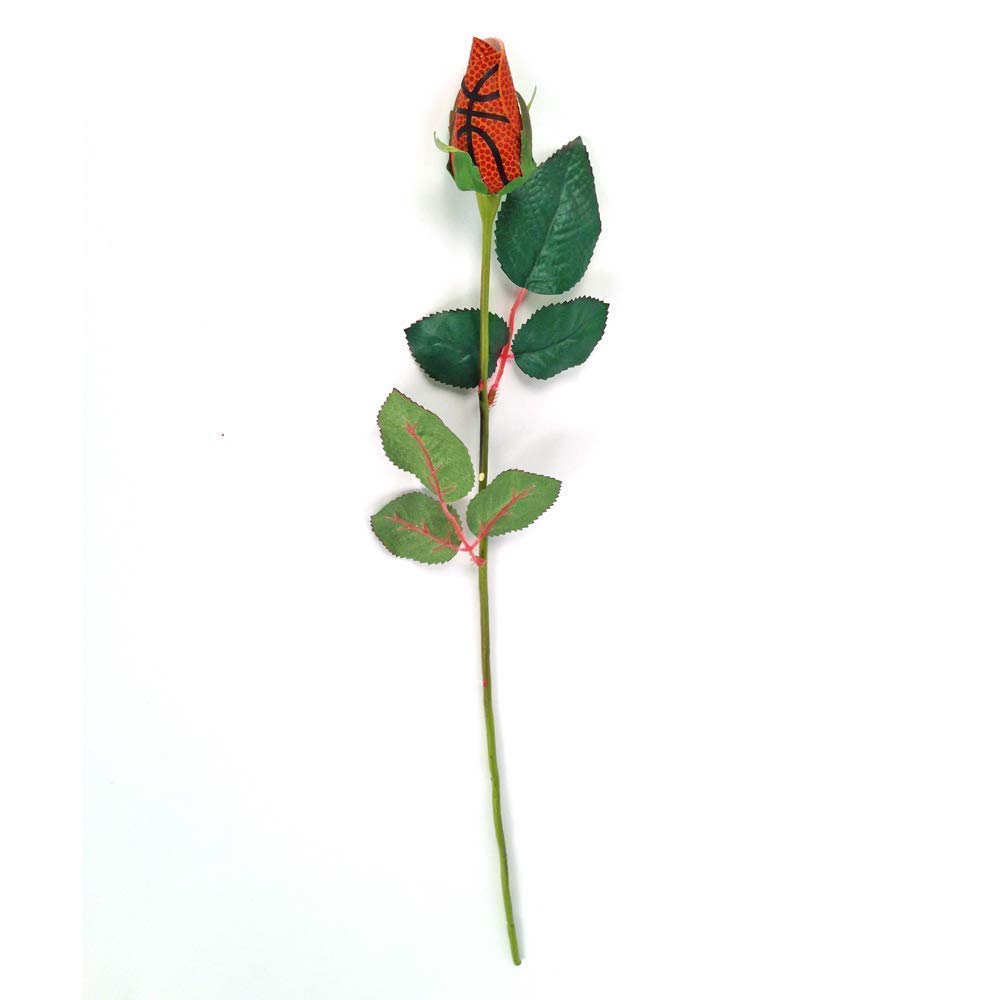 Handmade Basketball Rose Bouquet - Pack of 3 Original Sports-Themed Floral Arrangements | Perfect for Sports Lovers Gift, Valentine's Day Present & Home Decor