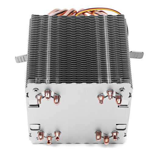 12V 4-Pin 2200RPM CPU Cooling Fan with Heat Sink - Compatible with Intel & AMD Processors - Perfect for PC Gaming, Workstations, and Computer Cooling Systems