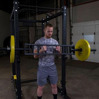 Body Solid Olympic Multi Grip Bar - Heavy Duty Weight Lifting Bar for CrossFit, Strength Training & Home Gym Workouts - Perfect for Pull Ups, Chin Ups & Functional Fitness Exercises