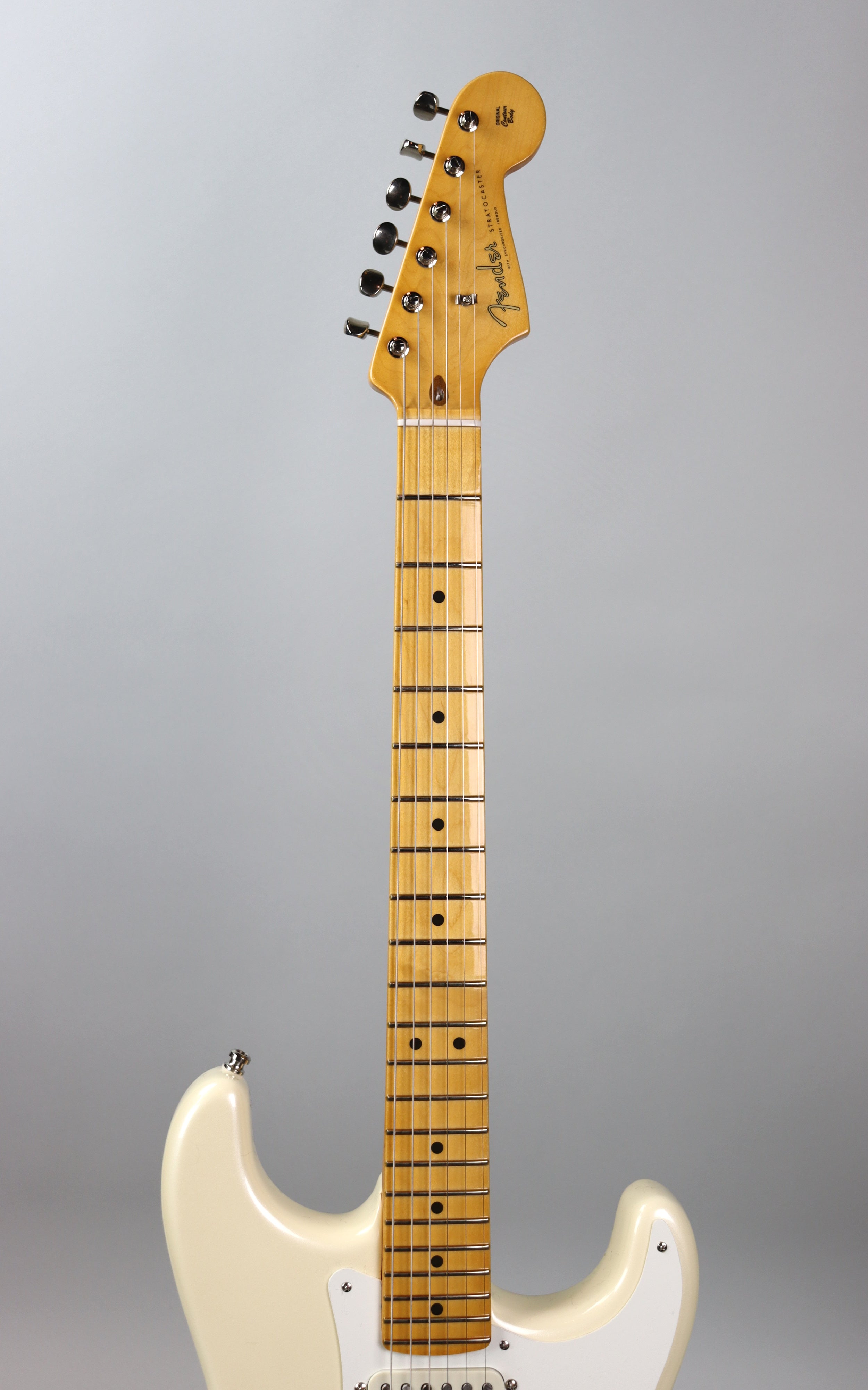 Fender Lincoln Brewster Stratocaster Electric Guitar - Olympic White Finish | Professional Grade for Worship & Live Performances