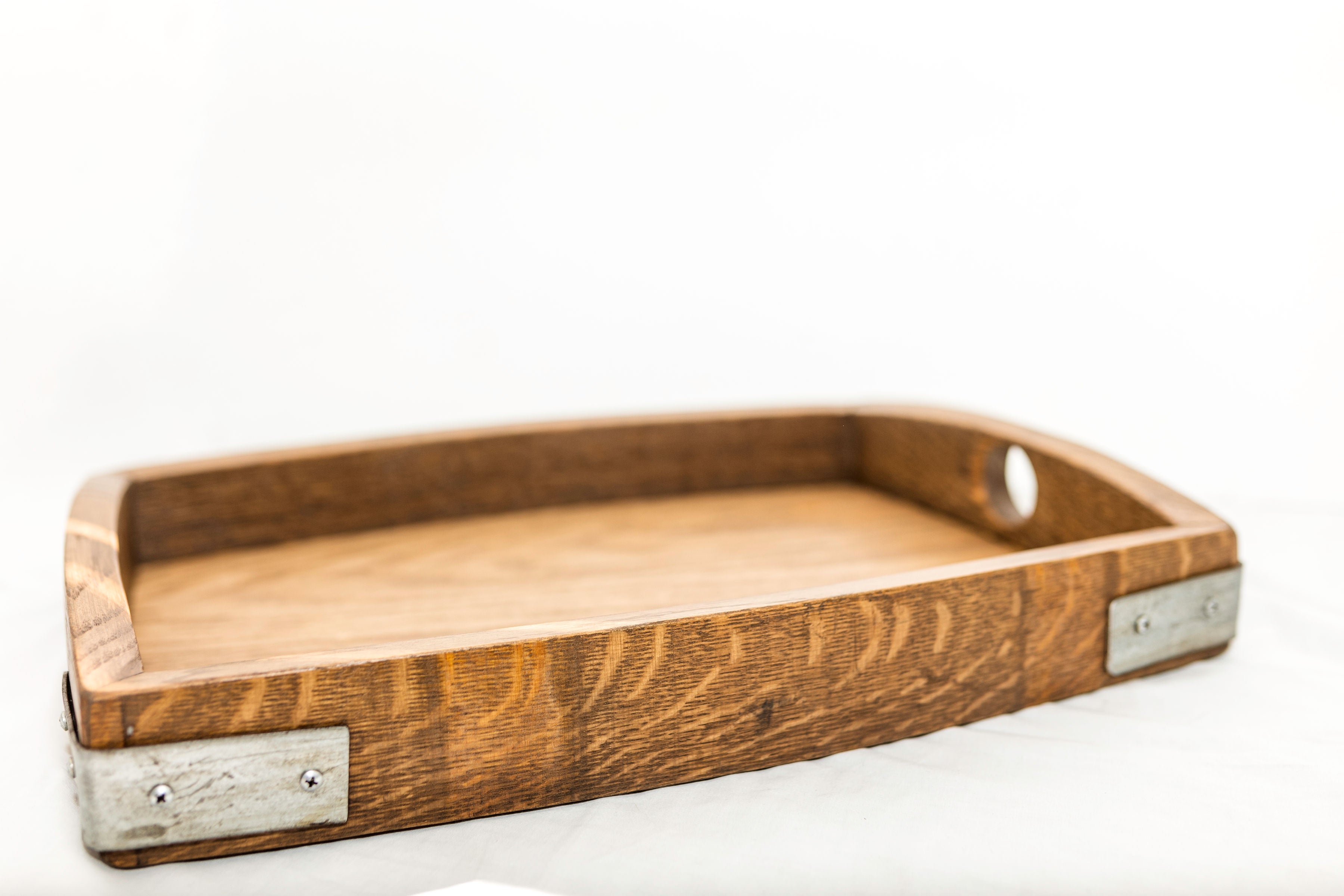 Reclaimed Oak Wood Rectangular Serving Tray - Large Rustic Wooden Charcuterie Board for Cheese, Wine & Entertaining - Perfect for Parties, Weddings & Home Decor