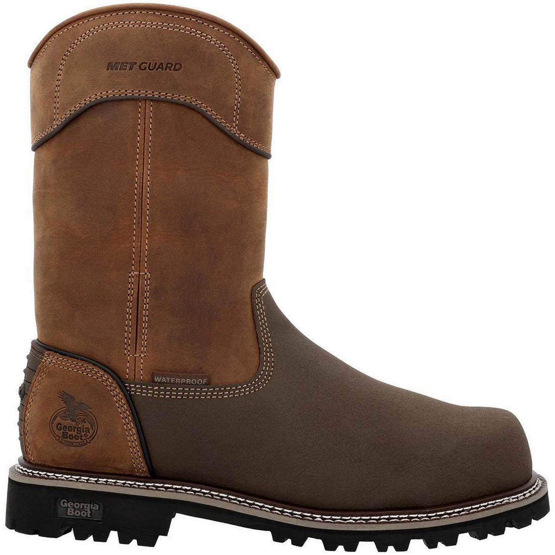Men's Brute Met Guard Composite Toe Waterproof Work Boots - ASTM Safety Certified, Steel Toe Protection for Construction, Warehouse & Outdoor Work