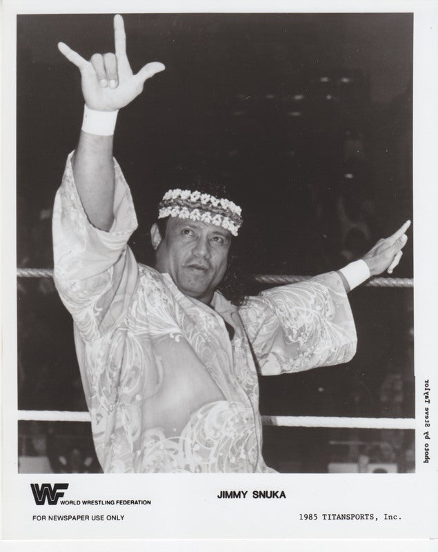 1985 Jimmy Snuka Wrestling Action Figure - Vintage WWE Collectible for Fans & Display - Perfect for Home Decor, Man Cave, and Wrestling Memorabilia Collections