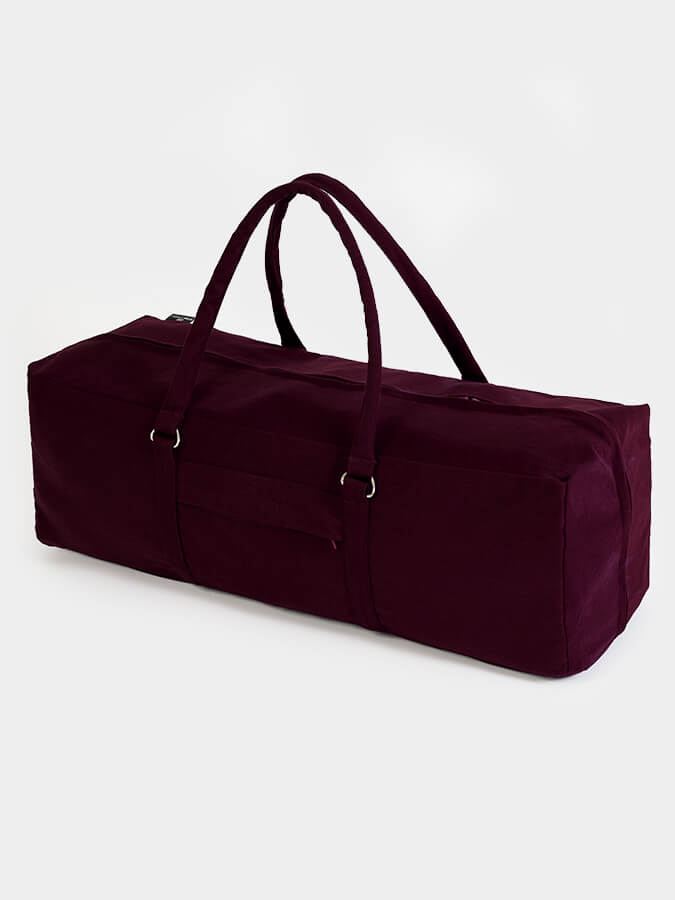 GOTS Certified Organic Cotton Yoga Bag - Eco-Friendly Yoga Equipment Storage for Studio & Travel - Perfect for Yoga Mats, Blocks, and Accessories