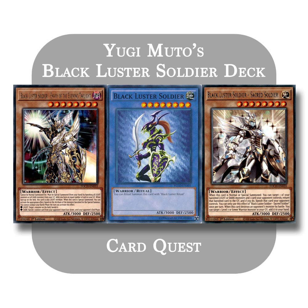 Yu-Gi-Oh! Yugi Muto Black Luster Soldier Deck - Complete 40 Card Structure Deck for Duelists | Perfect for Competitive Play & Collectors