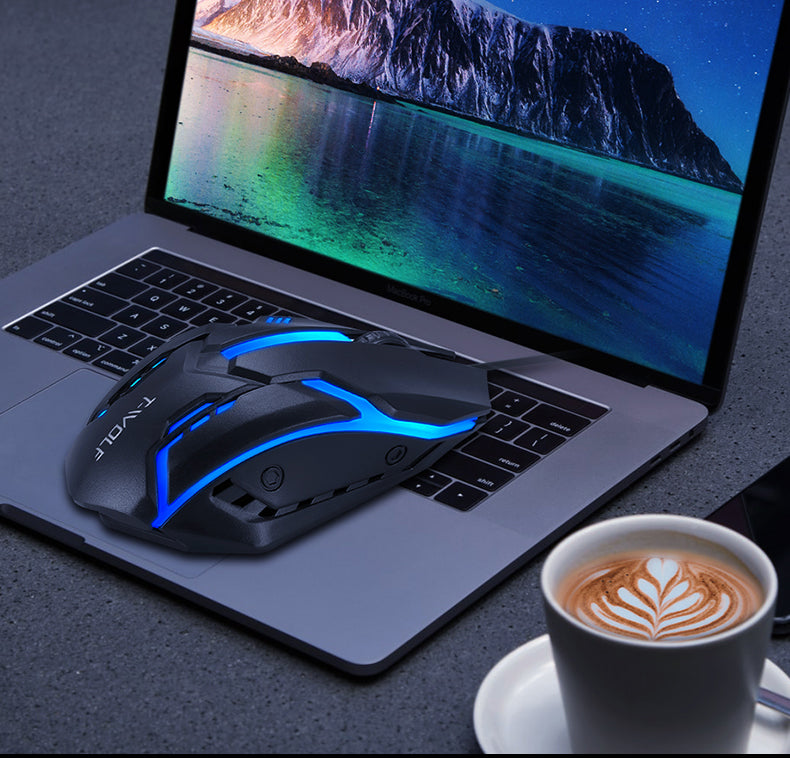 Ergonomic USB 2.0 Wired Optical Mouse - Slim Design for Home Office, Business, Gaming & Desktop Computers - Compatible with PC/Laptop/Mac - Perfect for Work, Study & Online Meetings