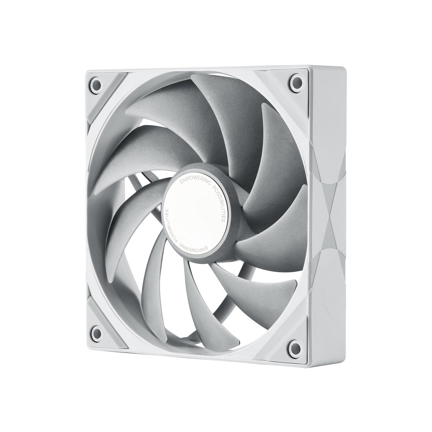 TRYXRota Pro 120mm High Performance PC Cooling Fan - Ultra Quiet, PWM Control, RGB Lighting (Black/White) - Perfect for Gaming PCs, Workstations, and PC Case Cooling