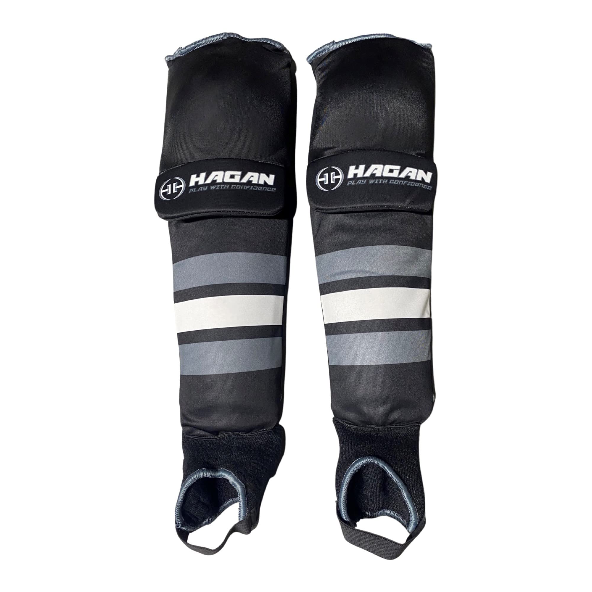 DEK Hockey & Broomball Shin Guards H-6.0 - Protective Gear for Indoor Sports, Street Hockey, and Ball Hockey Players