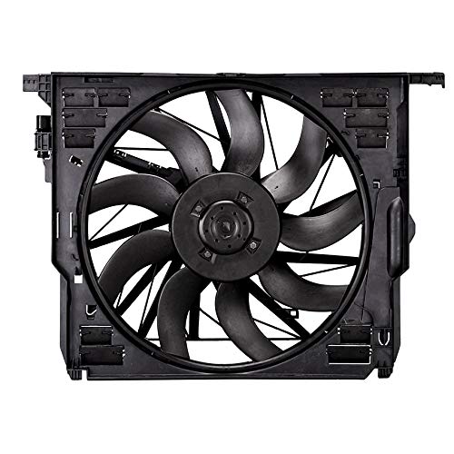 RAREELECTRICAL New Cooling Fan Replacement for BMW Active Hybrid 5 (2012-2016) - OEM Part #17427647652 & BM3115119 - Perfect for Engine Cooling & Overheating Prevention