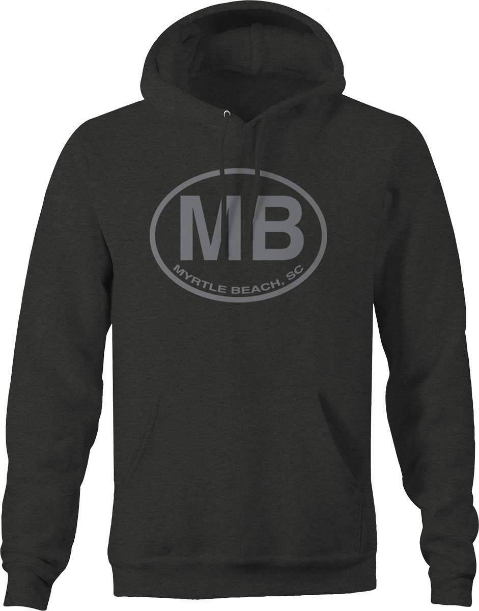 Myrtle Beach Vacation T-Shirt & Hoodie for Men - Dark Gray | Comfortable Travel & Beachwear for Casual Outings