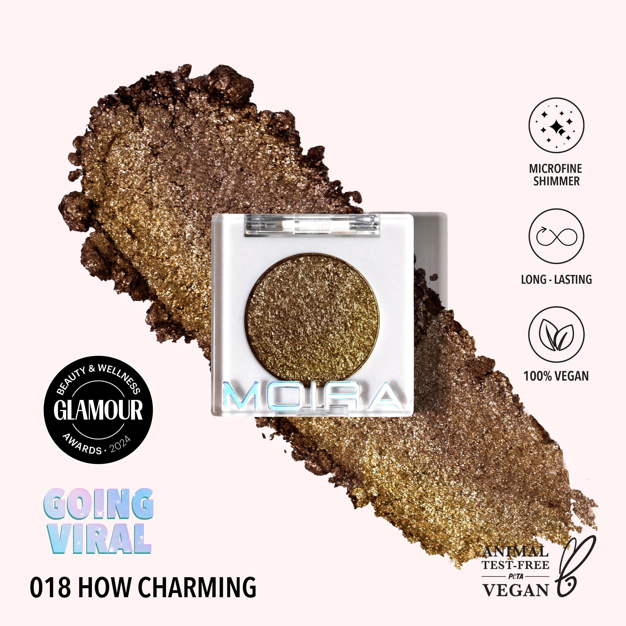 18 How Charming Chroma Light Shadow - Long Lasting Highly Pigmented Eyeshadow Palette for Professional Makeup | Perfect for Day to Night Looks, Parties & Special Occasions