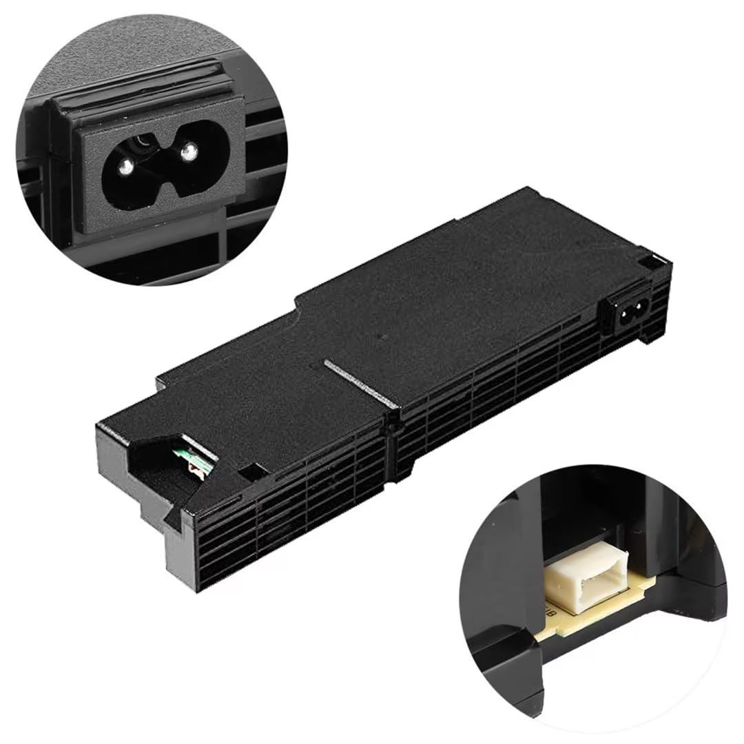 Original Power Supply Unit Replacement for Sony PS4 CUH-1215A/1215B/12XX Series - JEM&JULES N14-200P1A ADP-200ER 4 Pin AC Adapter - Perfect for Gaming, Home Entertainment & PS4 Console Repair