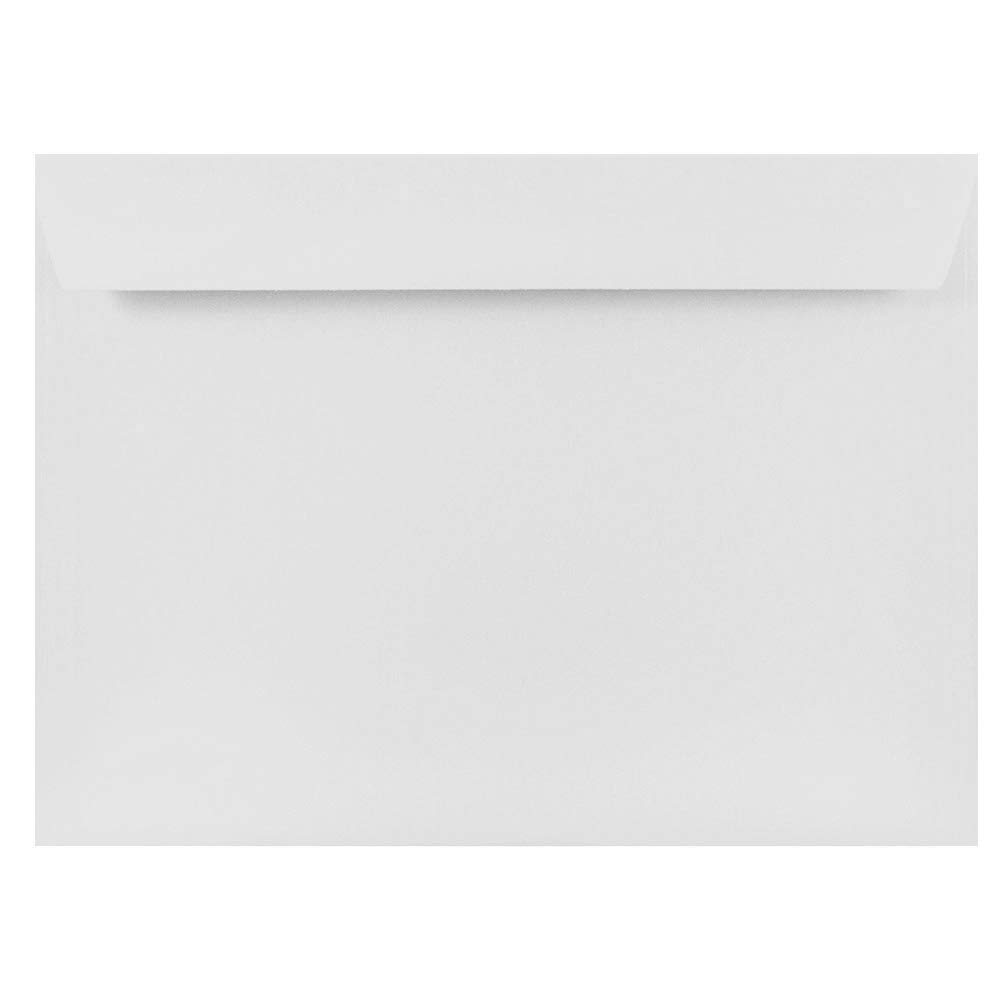 JAM PAPER 9 x 12 Booklet Strathmore Envelopes - Premium Bright White Wove Paper - Bulk Pack of 250/Box - Perfect for Business Mailings, Wedding Invitations & Office Documents
