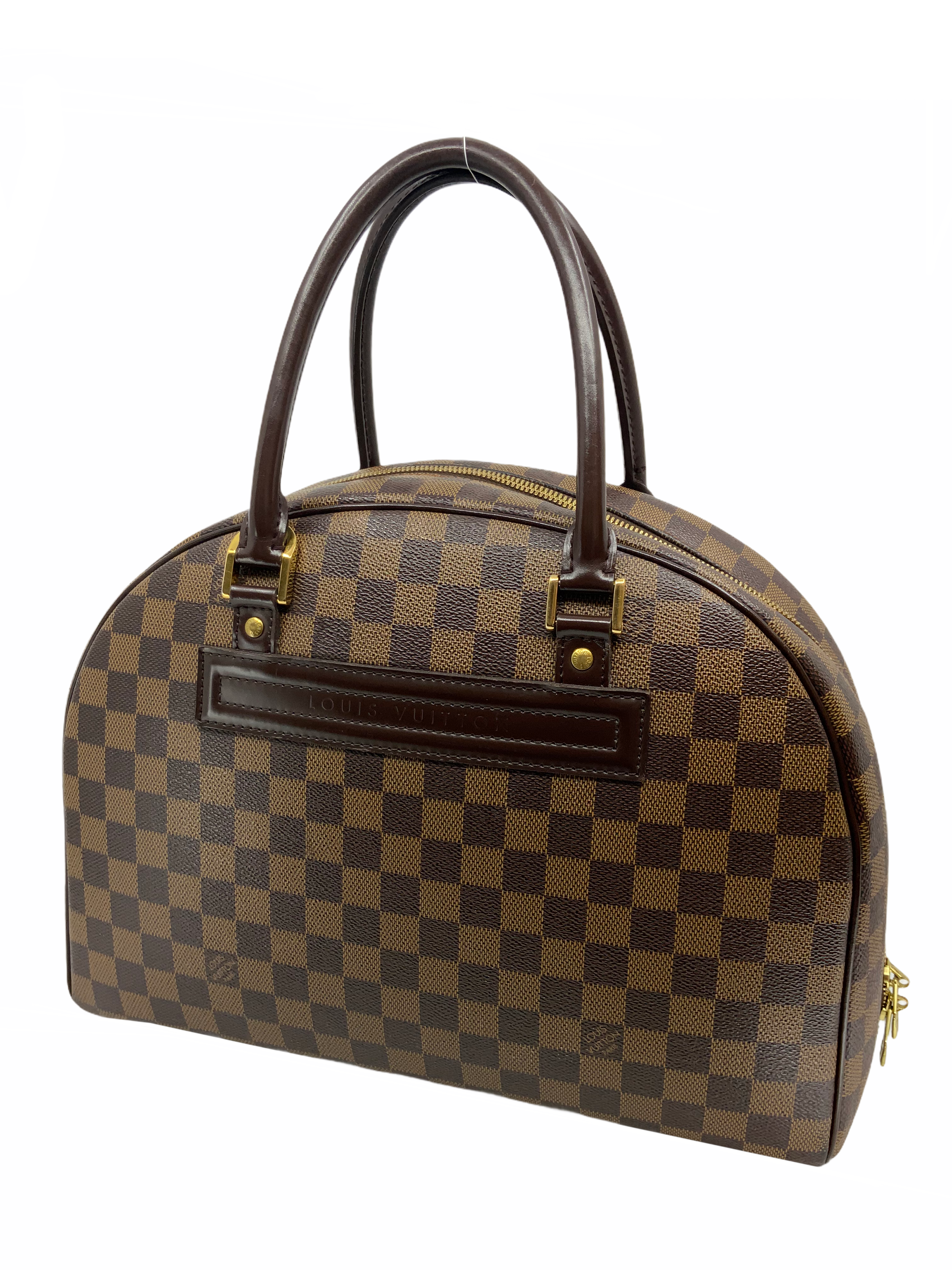Authentic Louis Vuitton Damier Ebene Nolita Crossbody Bag - Luxury Leather Handbag for Women, Perfect for Work, Travel & Evening Events
