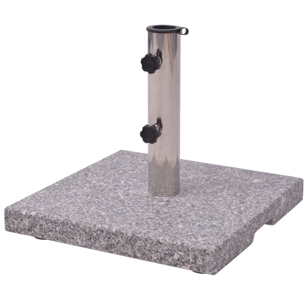 Heavy-Duty 44 lb Granite Patio Umbrella Base - Weatherproof Outdoor Market Parasol Stand for Patio, Garden, Poolside & Backyard Use