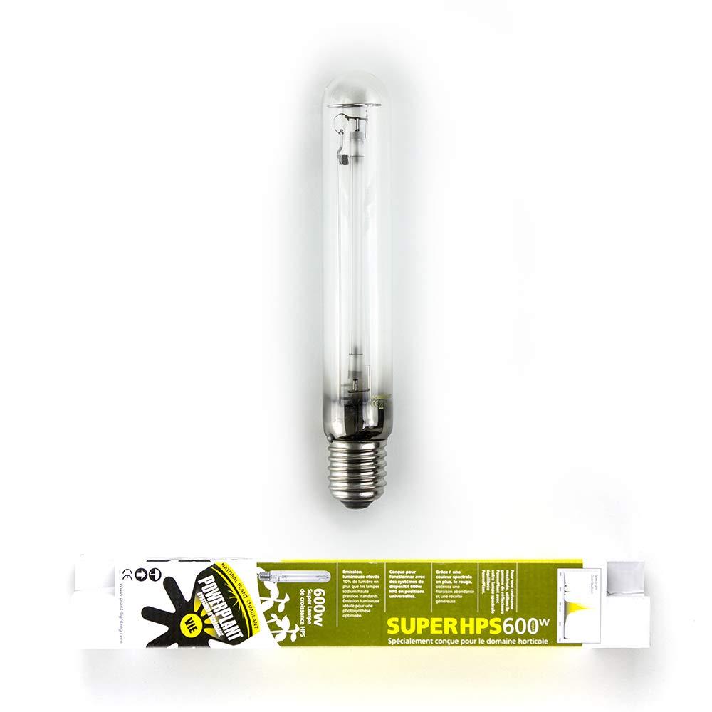 600W Super HPS Grow Light Bulb for Indoor Plants - High Pressure Sodium Lamp for Hydroponics, Greenhouse & Flowering Stage | Energy Efficient Plant Growth Light