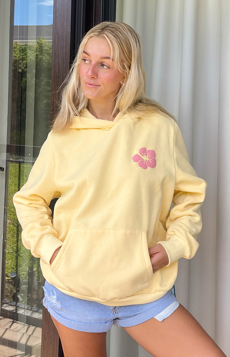 Beginning Yellow Hibiscus Hoodie - Soft & Stylish Pullover for Women & Men | Perfect for Casual Wear, Outdoor Activities & Street Fashion