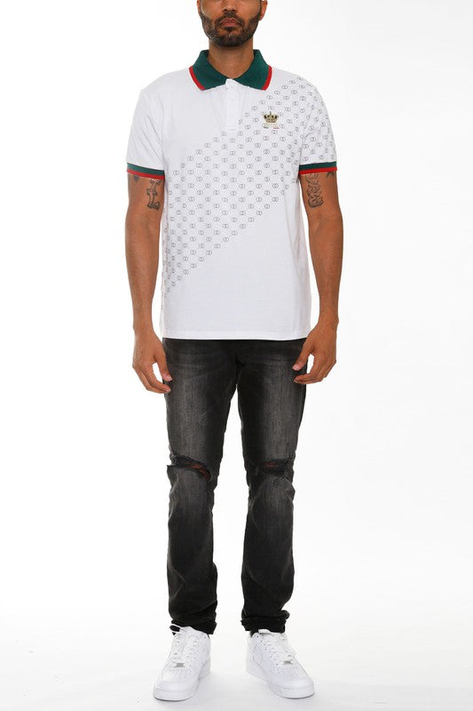 Stylish Version Couture Polo Button Down Shirt for Men - Perfect for Business Casual, Office Wear & Summer Outfits