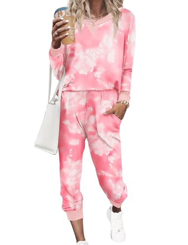Tie Dye Pink White