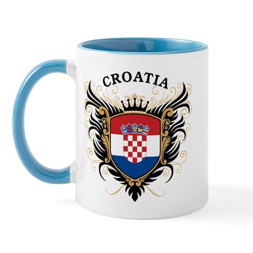 White/Blue Inside - Croatia Mug