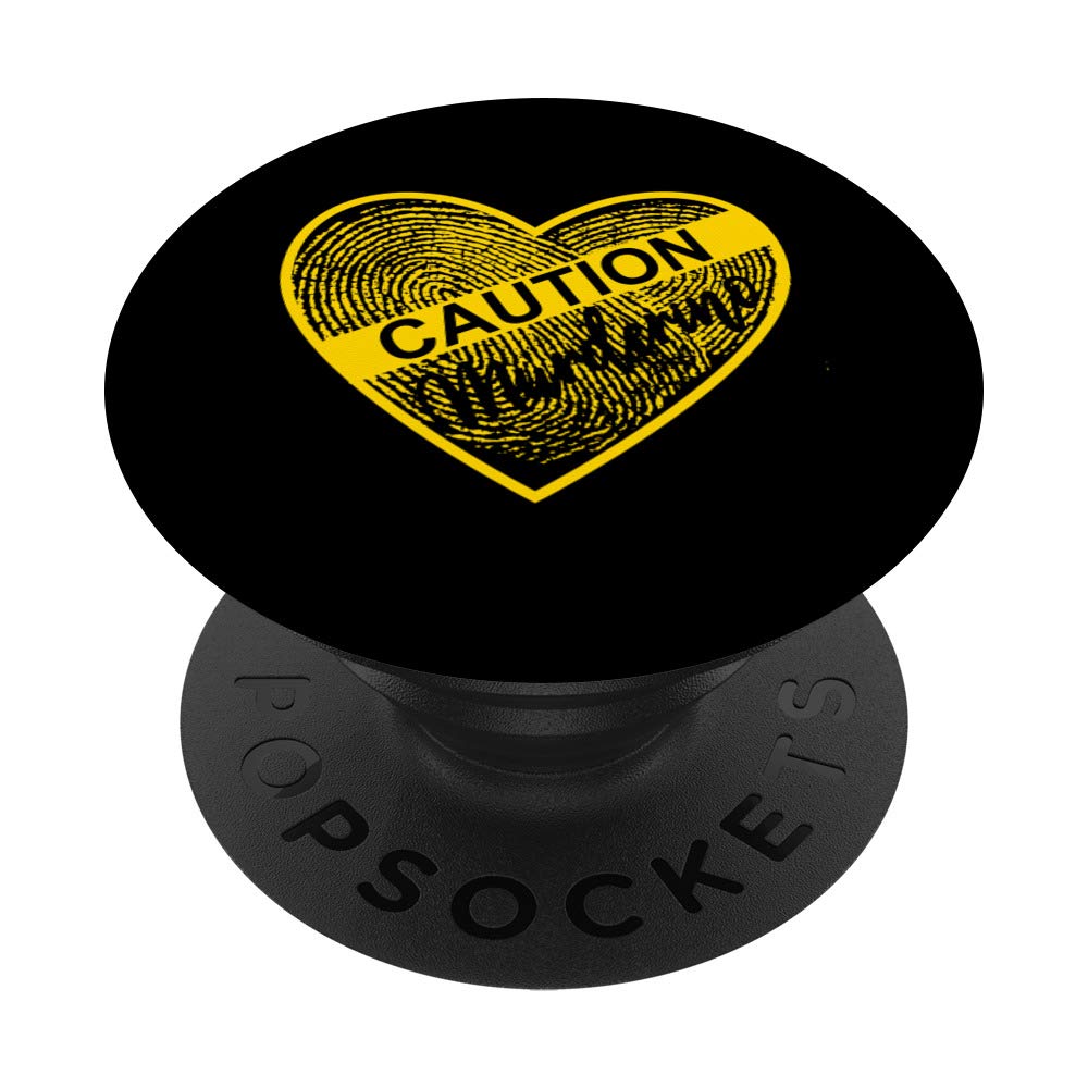 True Crime Podcast Fan Merch - Murderino 'Fuck Politeness' PopSockets Phone Grip & Stand for iPhone, Samsung & Tablets - Perfect for Podcast Lovers, Crime Enthusiasts & Phone Protection