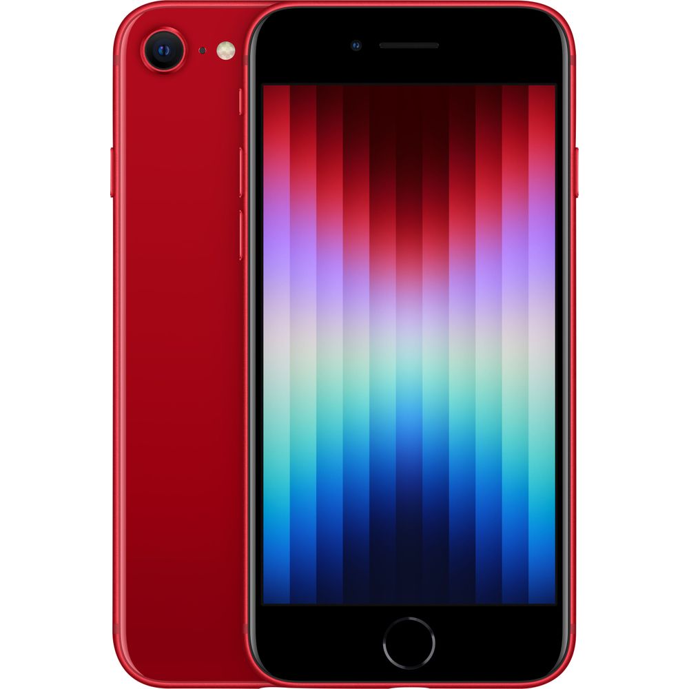 Apple iPhone SE 3 64GB (PRODUCT) Red - Unlocked Smartphone with LTE Cellular (MMX73LL/A) - Perfect for Travel, Work & Everyday Use