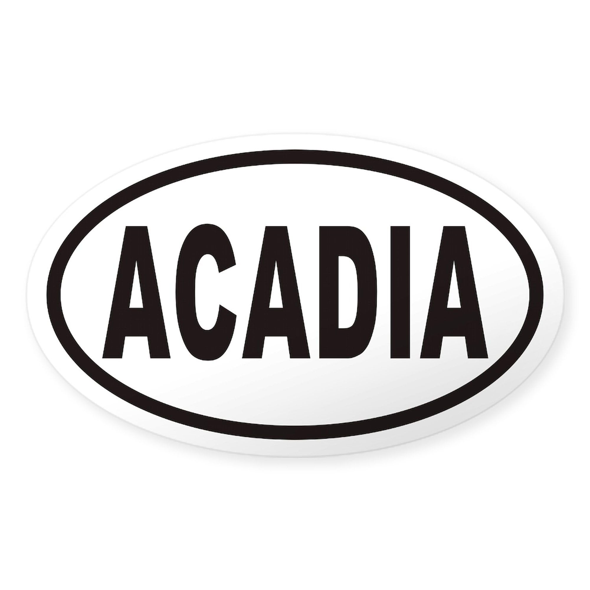 ACADIA National Park Euro Oval Sticker - Waterproof Vinyl Decal for Cars, Laptops & Travel Gear | Perfect for Outdoor Enthusiasts & Nature Lovers