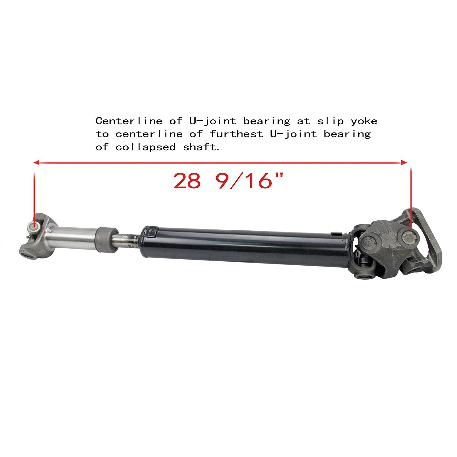 CRS N91014 Front Prop Driveshaft Assembly Compatible with 1999-2001 Dodge Ram 1500 & 1999 Ram 2500 V8 Automatic Transmission - Perfect for Off-Roading, Towing & Heavy-Duty Performance