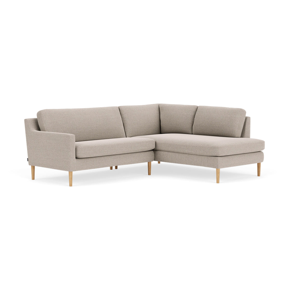 Astha Fabric Right Corner Sofa - Modern L-Shaped Sectional Couch for Living Room, Home Theater & Small Spaces | Comfortable & Stylish Lounge Furniture