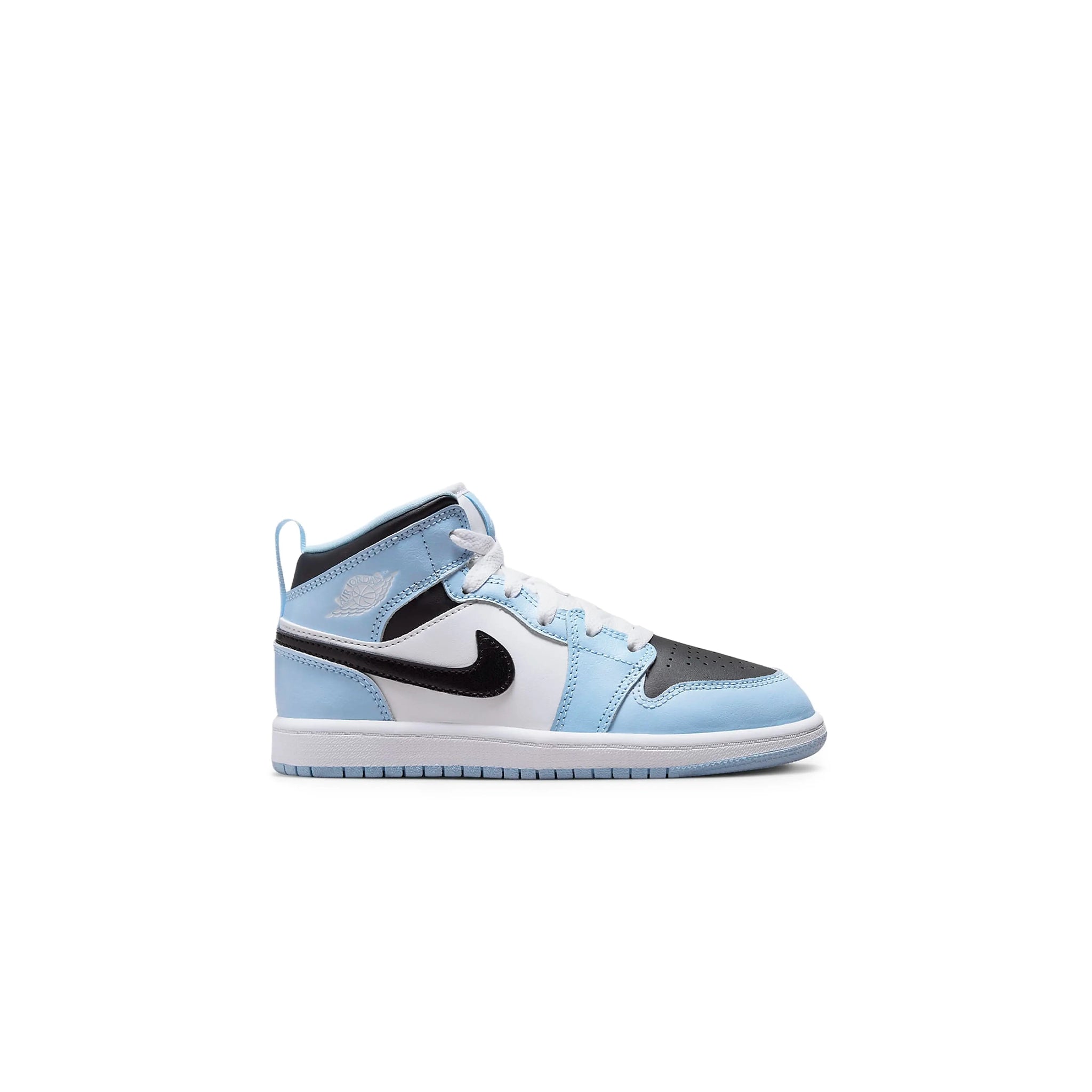 Air Jordan 1 Mid Ice Blue Sneakers - Men's Basketball Shoes (2022 Release) - Perfect for Streetwear & Casual Outfits