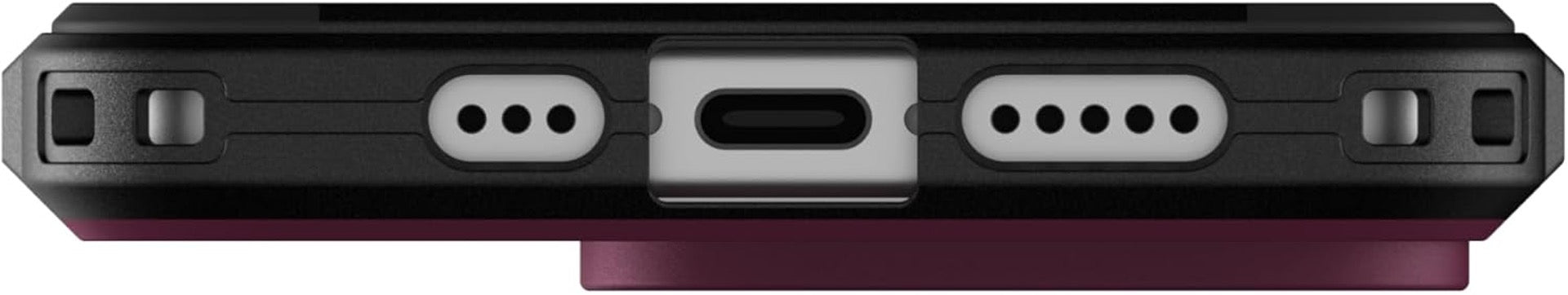 UAG Civilian Series MagSafe Compatible Case for iPhone 15 Pro - Bordeaux Red | Military-Grade Drop Protection | Perfect for Outdoor Adventures & Daily Use