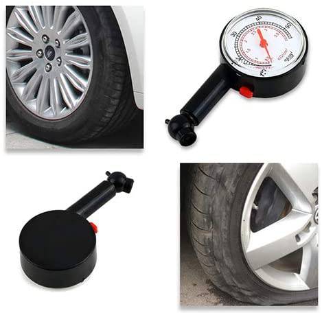 Digital Tire Pressure Gauge - Accurate Air Pressure Meter for Car, Motorcycle & Bicycle Tires - Heavy Duty Dial Measurement Tool for Road Trips & Vehicle Maintenance