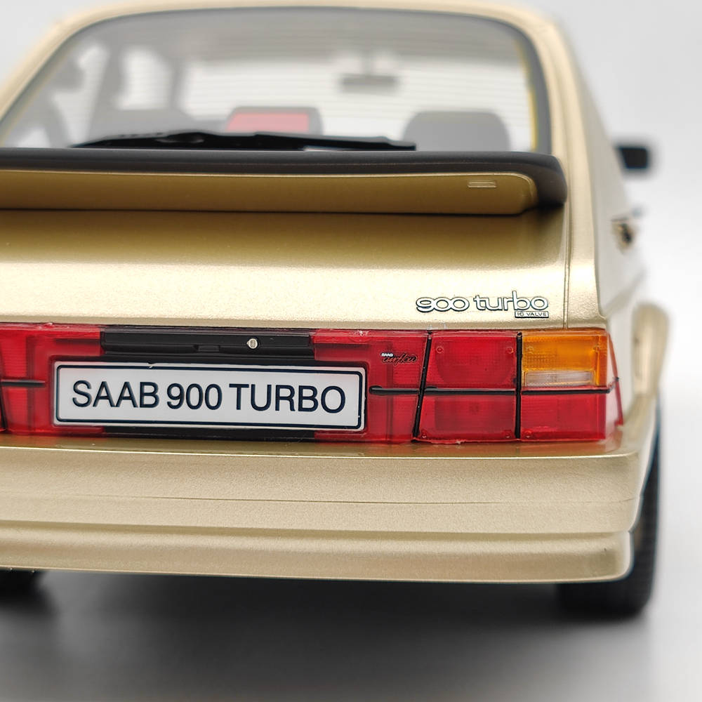 1/18 Scale Saab 900 Turbo T16 Airflow Gold Resin Model Car - DNA Collectibles DNA000111 - Perfect for Car Enthusiasts, Collectors, and Home/Office Display
