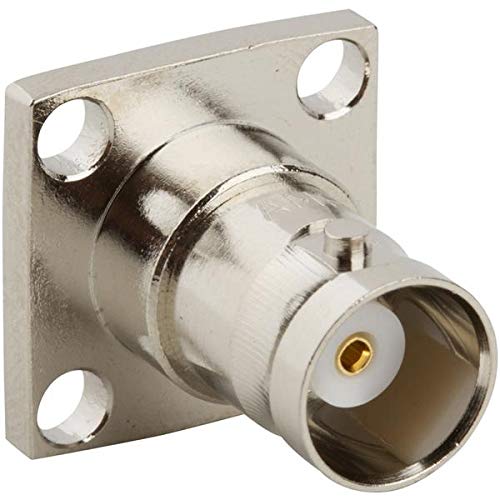 Amphenol RF 31-203 BNC Jack Straight 50 Ohm Solder Coaxial Connector - Perfect for RF Communication, Audio/Video Equipment & Industrial Applications