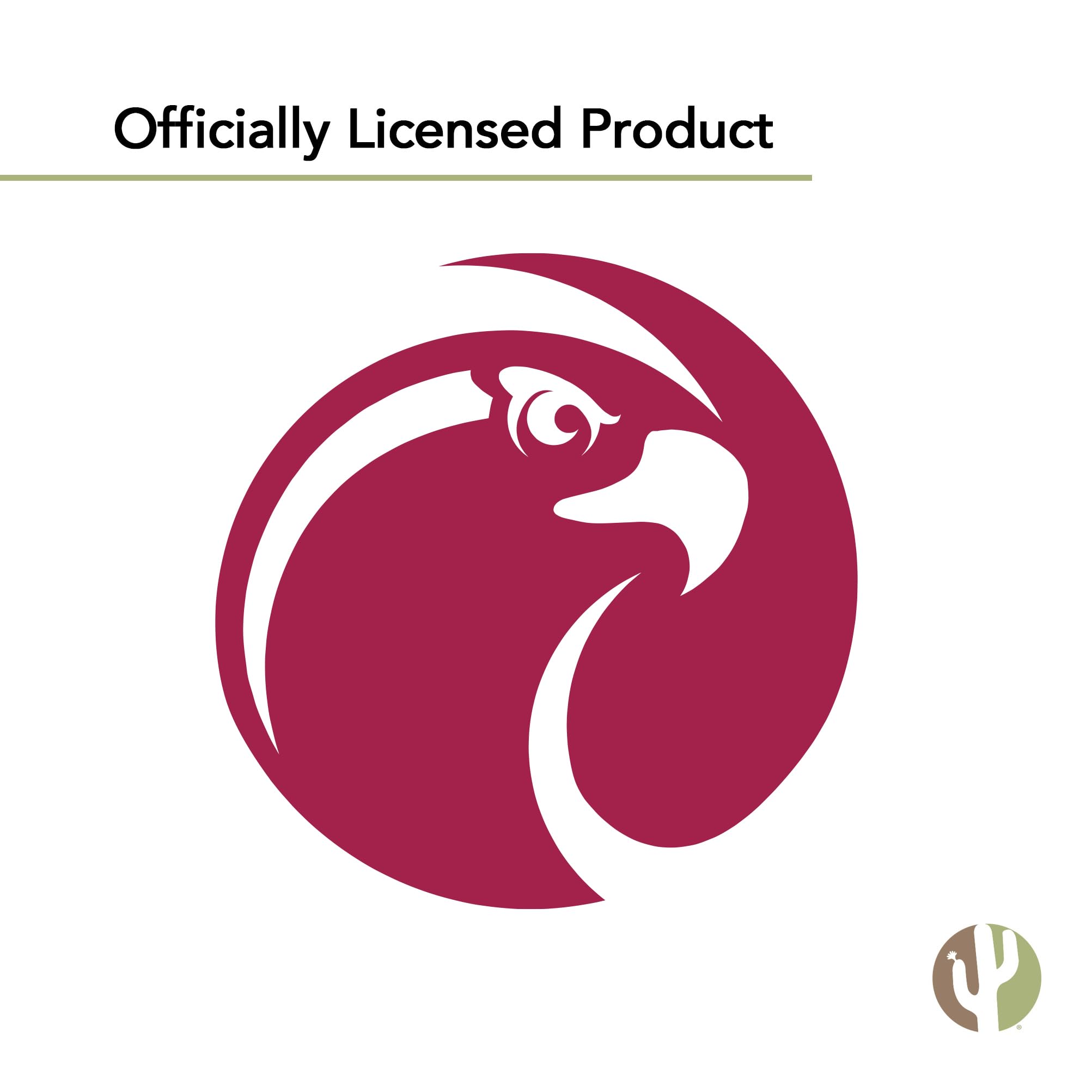 Desert Cactus Seattle Pacific University SPU Falcons Vinyl Decal Stickers - Waterproof Laptop, Water Bottle, Car, Scrapbook Decor - Perfect for College Students, Alumni Gifts & School Spirit Accessories