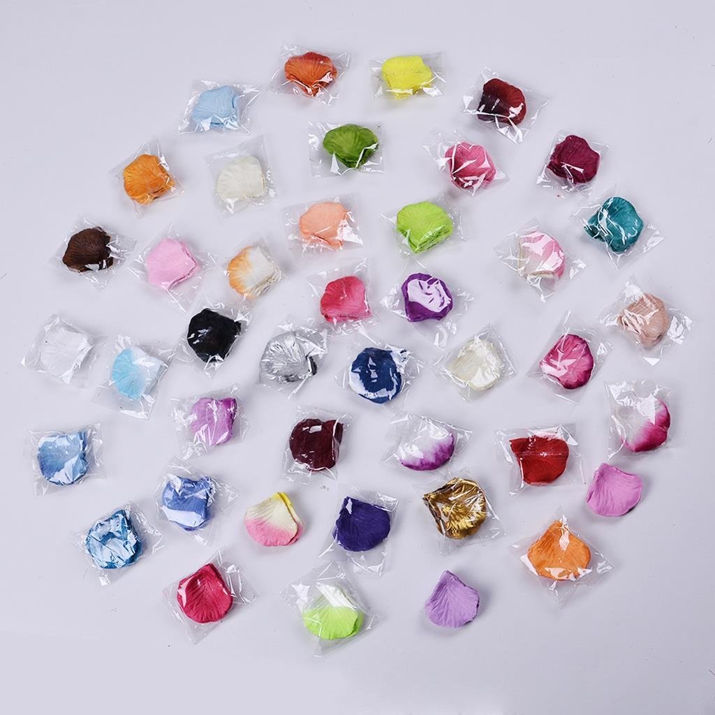 4000 Pcs Light Aquamarine Silk Rose Petals - Premium Wedding Flower Decorations for Aisle, Table Scatter, Bridal Shower & Romantic Events