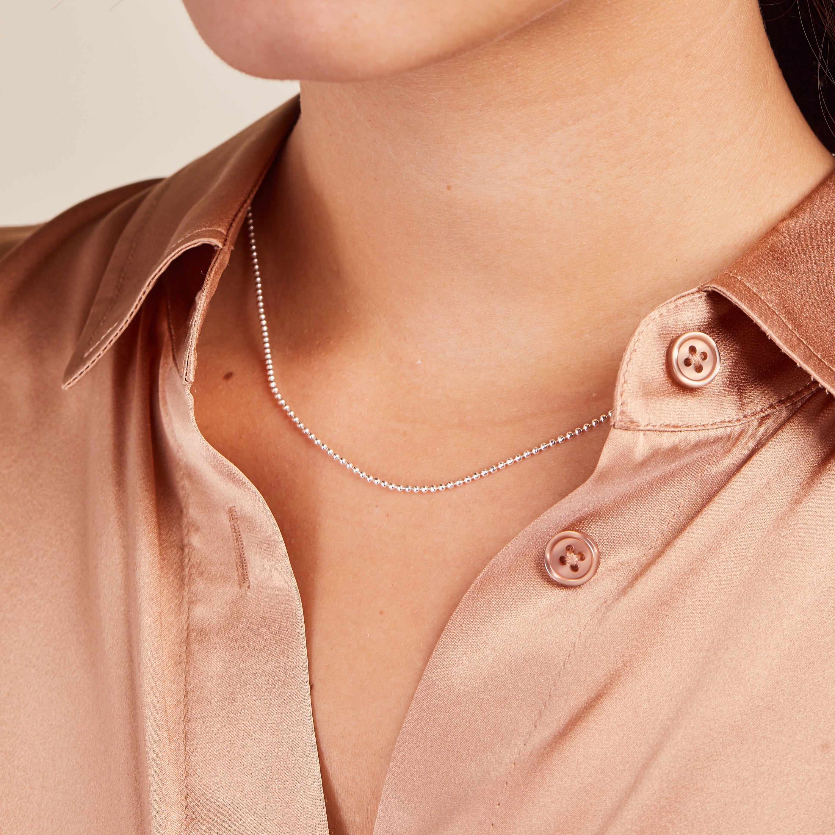 Elegant Ball Chain Necklace for Women - Dainty Gold & Silver Layering Necklaces - Perfect for Everyday Wear, Gifts & Special Occasions