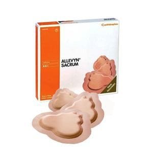 Allevyn Life Foam Sacrum Dressing - 10 Count Small Wound Care Pads (17.2cm x 17.5cm) for Pressure Ulcers & Post-Surgical Wounds - Ideal for Nursing Homes & Home Healthcare Use
