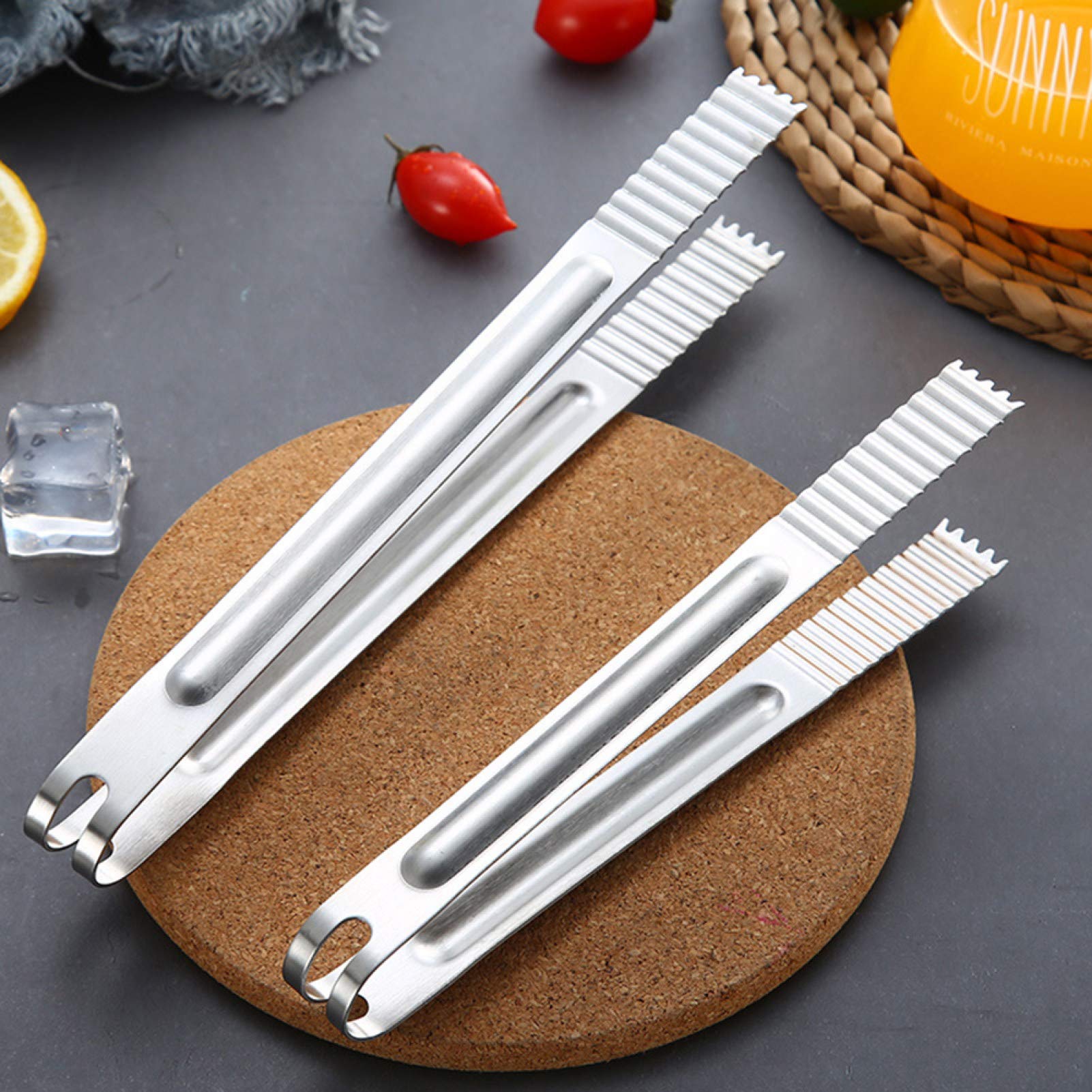 18Inch Stainless Steel Food Tongs - Durable Kitchen Cooking Tool for BBQ, Salad, Steak, and Meat Handling - Perfect for Grilling, Serving, and Food Prep