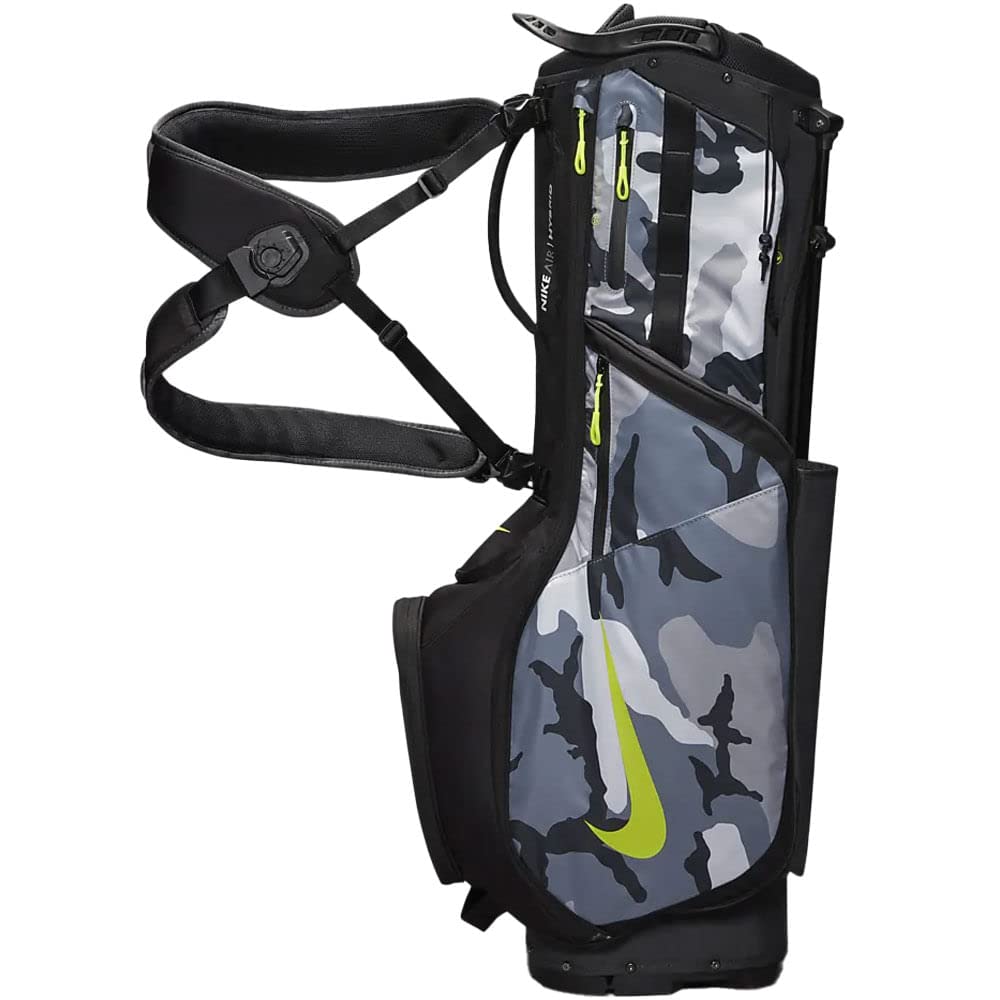 Nike Air Hybrid 2 Golf Bag Camo - Lightweight Stand Golf Bag with Multiple Pockets for Clubs & Accessories | Perfect for Golf Tournaments, Driving Range & Outdoor Sports