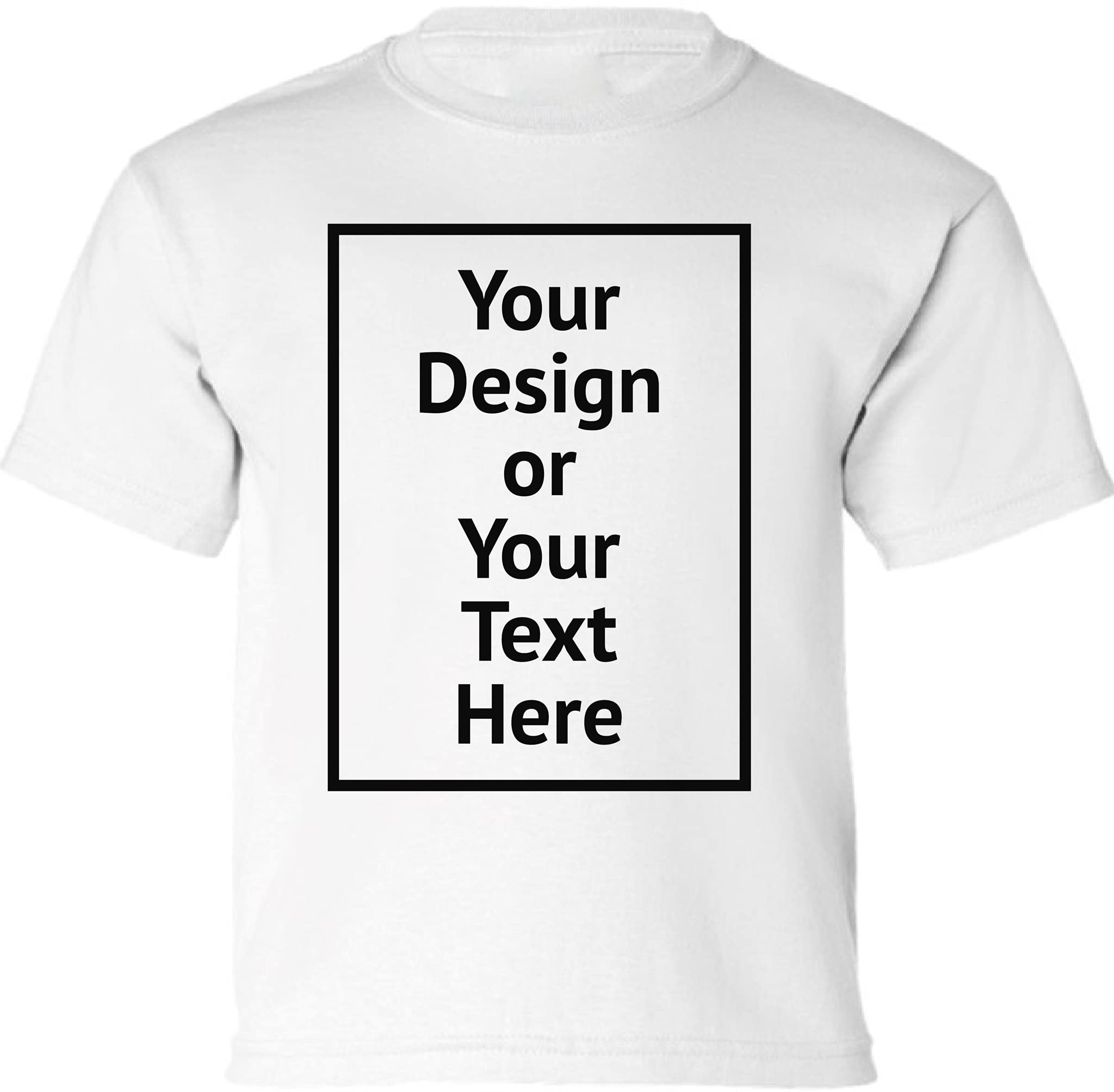 Custom Personalized Toddler T-Shirt - Add Your Photo, Image, Text & Design | DIY Kids Gift for Birthdays, Holidays & Special Occasions | Soft & Comfortable for Everyday Wear