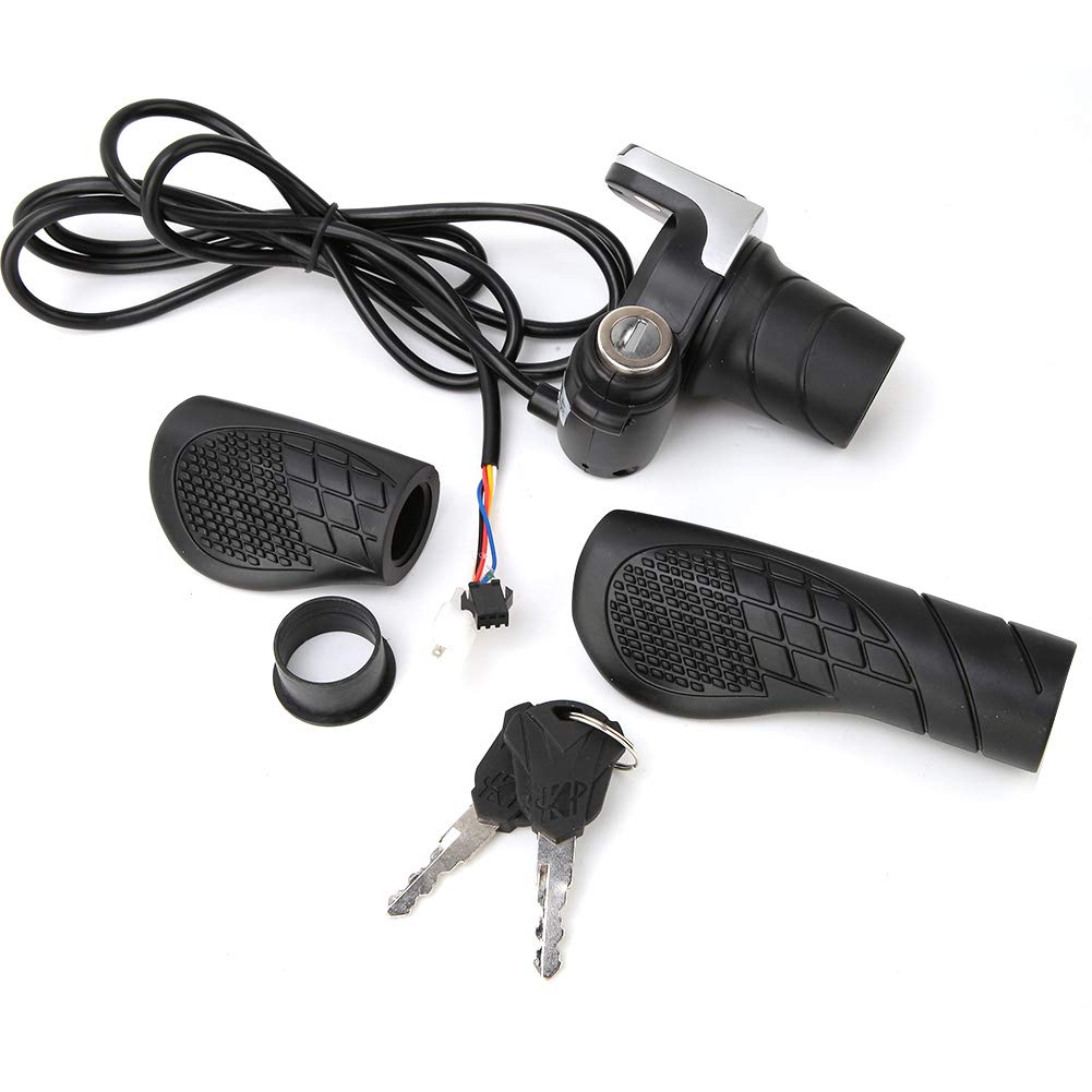 **Ichiias Durable E-Bike Throttle with LCD Display - Compatible with Electric Bikes & Scooters - Perfect for Commuting, Off-Roading & Urban Riding**