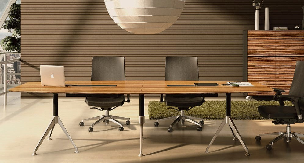 Premium Novara Timber Veneer Boardroom Tables - Durable & Stylish Conference Tables for Office Meetings & Executive Spaces