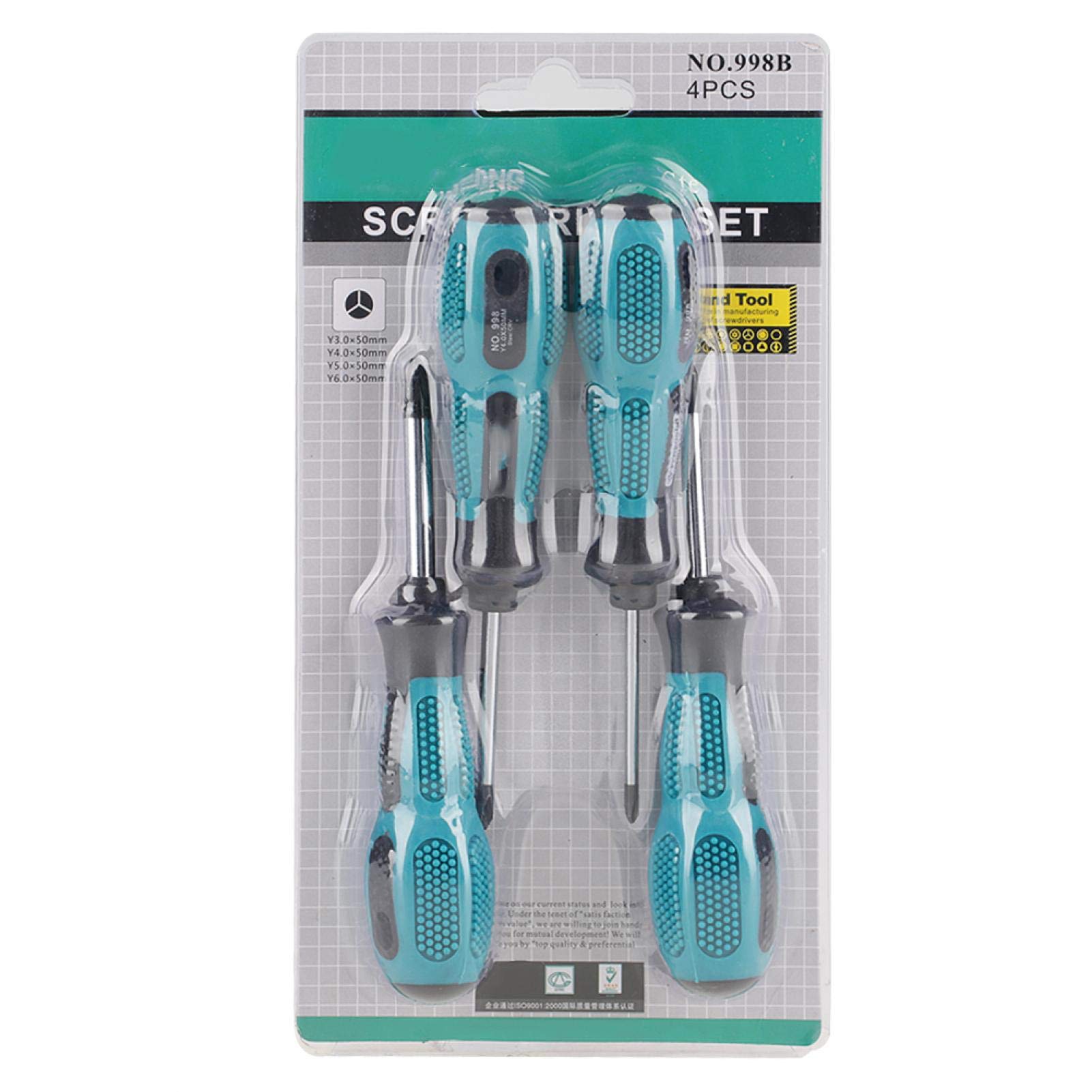 4-Piece Tri-Point Y-Type Screwdriver Set - Magnetic Precision Hand Tools for Electronics, Smartphones & Small Appliances Repair