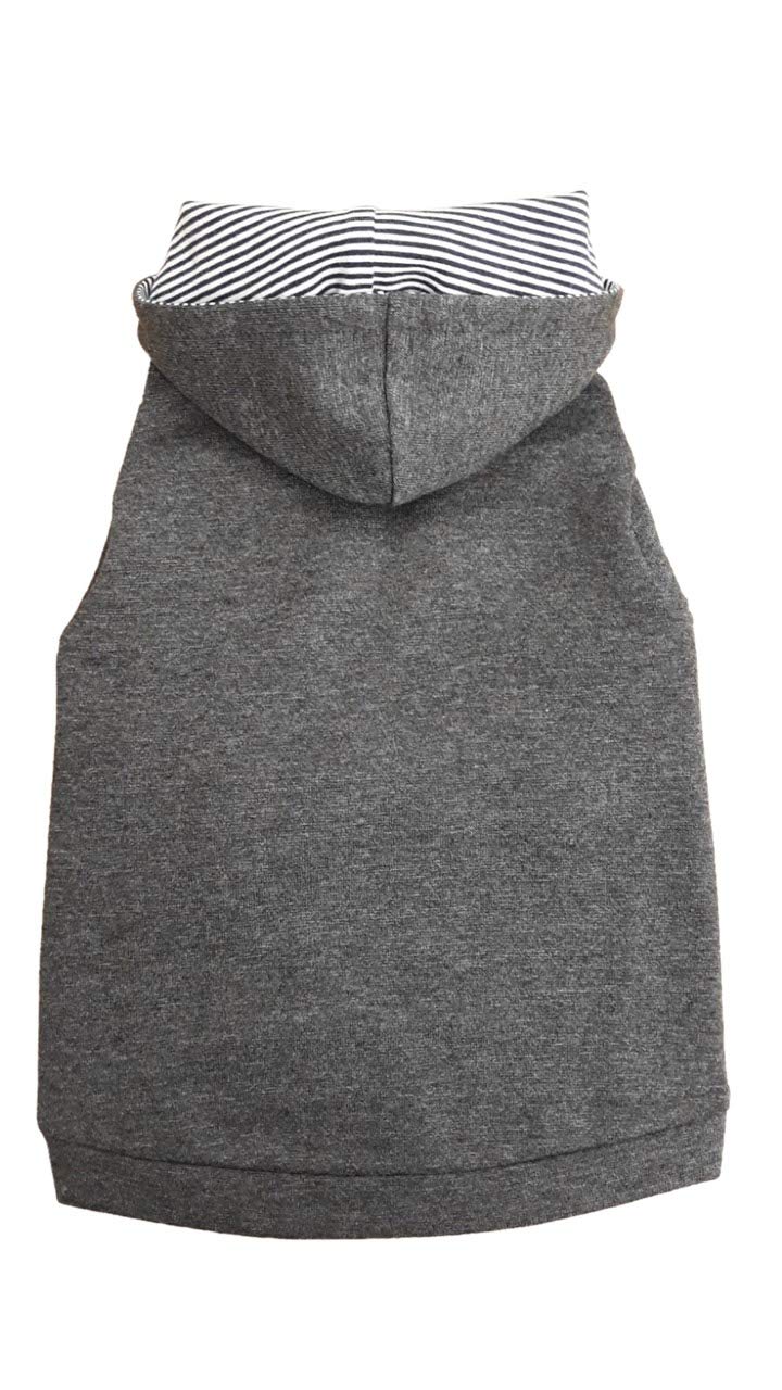 Dark Grey Sphynx Cat Hoodie - Home Sweet Home Print | Soft & Comfortable Cat Clothes for Hairless Cats (XS) | Perfect for Indoor Wear & Photo Shoots