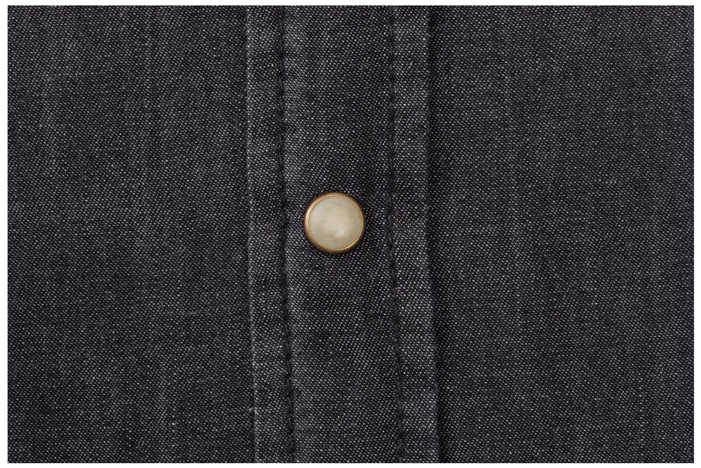 Chef Works Men's Denim Long Sleeve Work Shirt - Durable Kitchen & Restaurant Apparel for Chefs, Cooks & Food Service Professionals