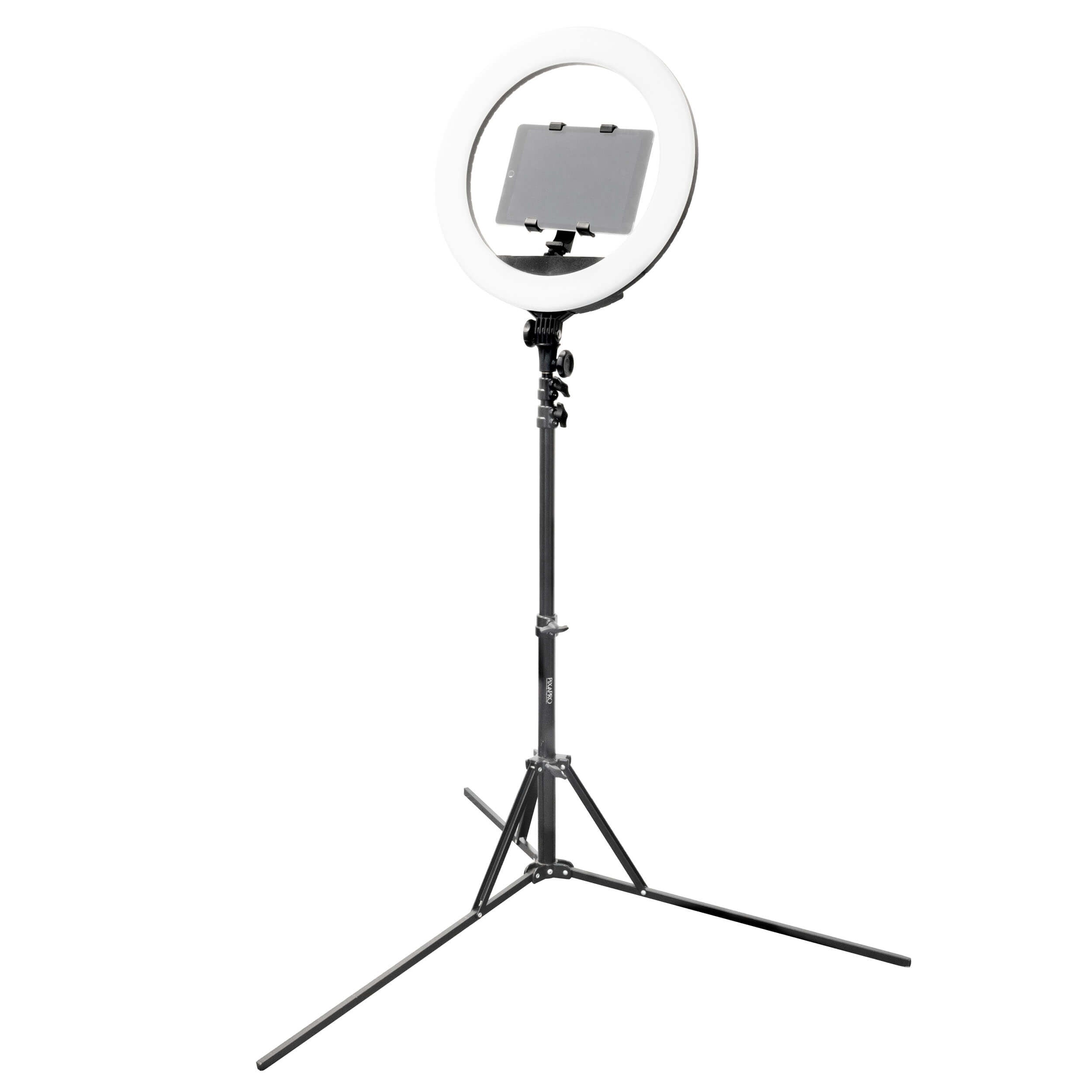 RICO240B MKII Professional LED Ring Light Kit for iPad & Tablet - Perfect for YouTube Videos, Live Streaming & Photography (Includes Stand & Accessories)